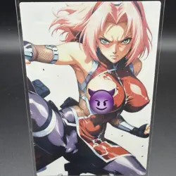 Sakura Haruno Anime Waifu Card Doujin ACG Goddess Holo - Image 1