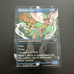 Mistbind Clique Borderless - SPG 0131 NM - MTG Magic - Image 1