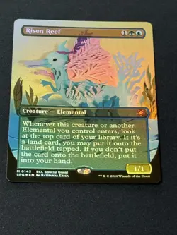 🌈 FOIL IN-HAND Risen Reef Borderless NM Ships ASAP Special Guest - Image 1