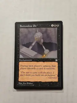 Bottomless Pit - Stronghold - LP - Uncommon - Enchantment - Image 1