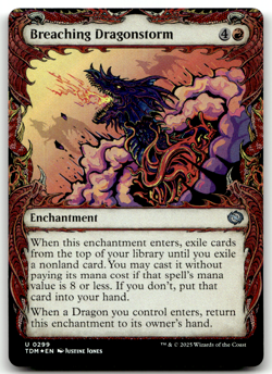 Breaching Dragonstorm (Showcase) U Tarkir: Dragonstorm 299 NM - Image 1