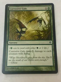 Corrosive Gale - Magic the Gathering MTG New Phyrexia Single - Image 1