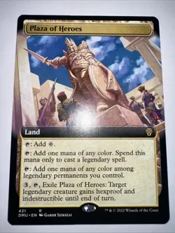 Near Mint x 1 Plaza of Heroes - Extended Art Dominaria United Variants - Image 1