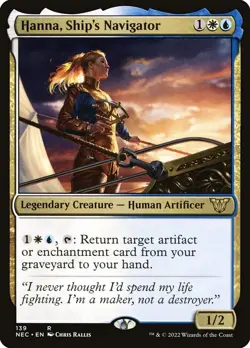 Hanna, Ship's Navigator [Neon Dynasty Commander] MTG - Image 1