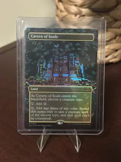 Cavern of Souls LCI MTG 345 FOIL BORDERLESS MYTHIC M/NM - Image 1