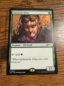 MTG Magic The Gathering Llanowar Elves Secret Lair Drop - Image 1
