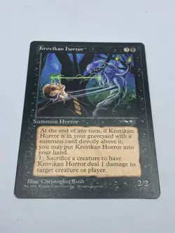 Krovikan Horror - Alliances - MTG - Rare - Magic The Gathering - Image 2