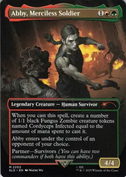 MTG Abby, Merciless Soldier (2202) | NM | Secret Lair Last of Us {SLD} - Image 1