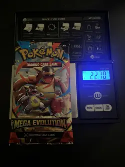 (HEAVY) 22.70g Pokemon TCG Mega Evolution Booster Pack (SEALED)✅ - Image 1