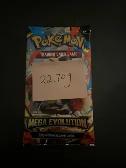 (HEAVY) 22.70g Pokemon TCG Mega Evolution Booster Pack (SEALED)✅ - Image 3