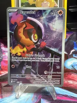 2025 Mega Evolution Charcadet 022 Pokemon Center Stamped Promo - Image 1