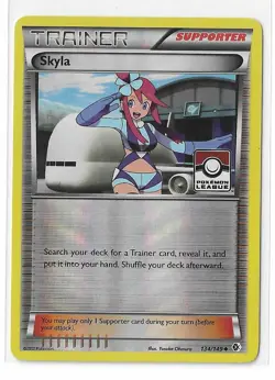 Skyla 134/149 League Stamped Promo Boundaries Crossed Black White Pokemon TCG LP - Image 1