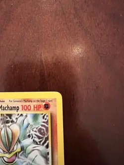 Pokemon Giovanni's Machamp Holo Gym Challenge 6/132 Unlimited LP-NM - Image 4