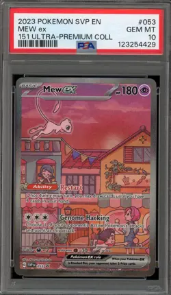 Pokemon Mew ex 151 Ultra-Premium Coll. Full Art Promo SVP EN 053 PSA 10 Gem Mint - Image 1