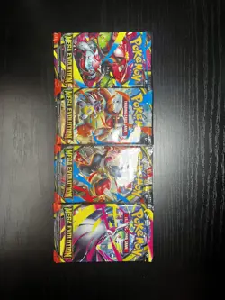 Pokemon Mega Evolution Booster Pack art Set one of each art style on the pack - Image 1