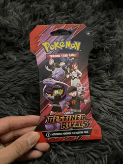 NEW SEALED Sleeved Pokemon TCG Scarlet & Violet Destined Rivals Booster Packs - Image 1