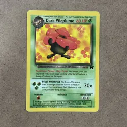 Dark Vileplume - Pokemon Team Rocket 30/82 - Rare - Unlimited Edition - LP - Image 1