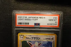 PSA GEM MT 10 Pokemon 2001 Light Wigglytuff #40 Neo Pokemon Japanese Discovery - Image 4