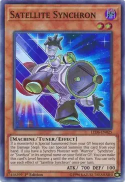 Yugioh! LP Satellite Synchron - LED6-EN025 - Super Rare - 1st Edition Lightly Pl - Image 1