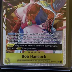 Boa Hancock OP14-112 SR The Azure Sea’s Seven Foil One Piece TCG English NM - Image 3
