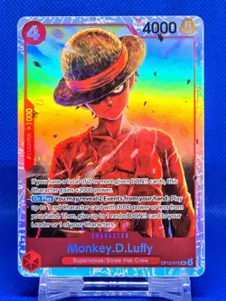 Monkey.D.Luffy OP12-015 | SR | NM | Legacy of the Master - One Piece TCG - Image 1