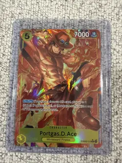 Portgas.D.Ace Alternate Art Foil PRB02-018 PRB-02 The Best Vol 2 One Piece - Image 1