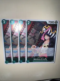 OP02-041 Monkey D Luffy English One Piece TCG X4 Playset Card Game CCG Rare - Image 5