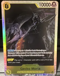 Gecko Moria - OP14-104 OP14-104 The Azure Sea's Seven Foil - Image 1