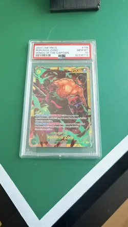 Roronoa Zoro 2024 One Piece OP-06 - SEC - #118 PSA 10 - Image 4