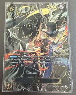 Sabo - OP07-118 (SP) OP07-118 Carrying On His Will Foil One Piece Rare - Image 1