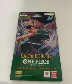 Bandai One Piece TCG OP12 Legacy Of The Master Sealed Sleeved Booster Pack - Image 1