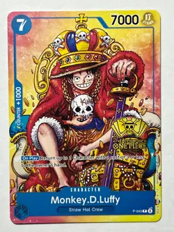 Monkey.D.Luffy (2nd Anniversary Stamped Promo) P-043 - One Piece TCG - English - Image 3