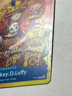 Monkey.D.Luffy (2nd Anniversary Stamped Promo) P-043 - One Piece TCG - English - Image 5