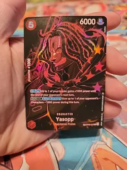 One Piece TCG OP09-013 Yasopp SP OP12 Legacy Of The Master - Image 1