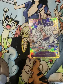 One Piece TCG OP05-119 Monkey D. Luffy Gear 5 Parallel SEC Alt Art English NM - Image 2