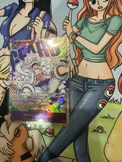 One Piece TCG OP05-119 Monkey D. Luffy Gear 5 Parallel SEC Alt Art English NM - Image 3