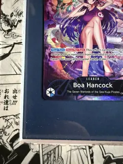 One Piece CCG TCG Boa Hancock OP07-038 Leader Alt Art English - Image 2