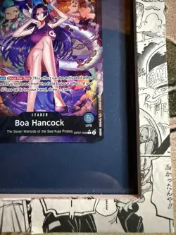 One Piece CCG TCG Boa Hancock OP07-038 Leader Alt Art English - Image 5