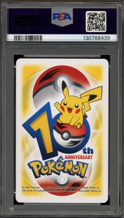 Pokemon 10th Ann. Playing Cards Eevee Yellow Ace of Hearts PSA 10 Gem Mint - Image 2
