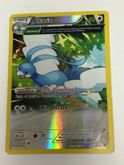 Altaria Roaring Skies 74/108 Reverse Holo Full Art Rare Pokemon Card NM (2015) - Image 5