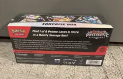 Pokemon Scarlet & Violet Prismatic Evolutions Factory Sealed Surprise Card Box - Image 2