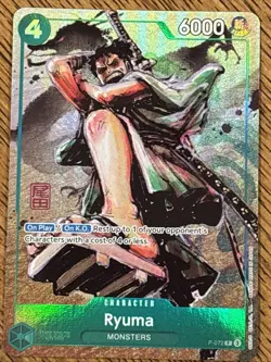 Ryuma (Premium Card Collection -Best Selection Vol. 3-) P-072 One Piece Promo - Image 1