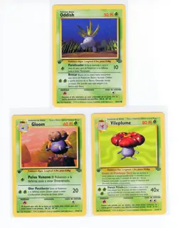 ~ESP~ SPANISH Oddish Gloom Vileplume 31 1st Edition Jungle Pokemon Card (G4) - Image 1