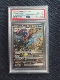 Greninja ex 132 Sv: Scarlet & Violet Promo Cards Holo (PSA 10) - Image 1
