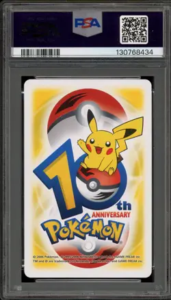 Pokemon 10th Ann. Playing Cards Venonat/Venomoth Yellow 2 of Diamonds PSA 10 - Image 2