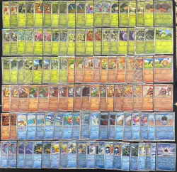 Pokemon Destined Rivals Near Complete Bulk Set W/ Holo & ex 321 Cards - Image 2