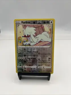 Furfrou Common Reverse Holo Colorless Pokemon TCG Chilling Reign Card 126/198 ✴ - Image 1