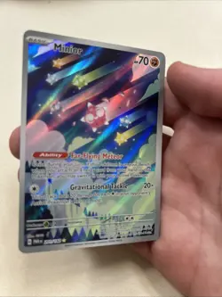 Pokemon TCG Minior Card Holo Illustration Rare, Paradox Rift 201/182 - Image 5