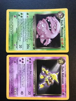 Team Rocket set 12 holo/rare Pokemon cards mix lot Dark Arbok Gyarados Weezing - Image 4