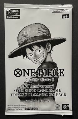 One Piece Card Game 3rd Anniversary Treasure Campaign Promo Pack SEALED - Image 2